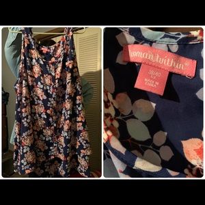 Size 5x sleeveless top. Like new